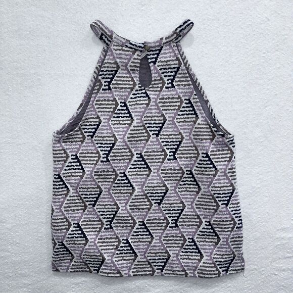 Anthropologie Halter  Racerback Top Geometric Design Women Size Small - Picture 2 of 5